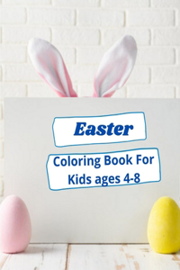 Easter coloring book for kids ages 4-8