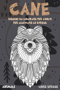 Disegni da colorare per adulti per alleviare lo stress - Linee spesse - Animali - Cane