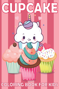 Cupcake Coloring Book For Kids