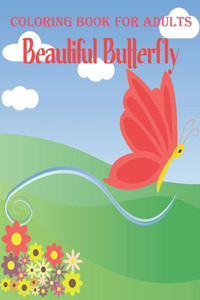 Coloring Book For Adults Beautiful Butterfly