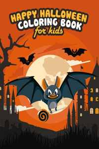Happy Halloween coloring book for Kids