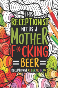 Receptionist Coloring Book