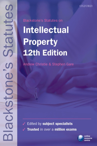 Blackstone's Statutes on Intellectual Property