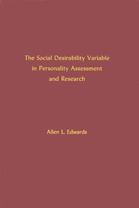 Social Desirability Variable in Personality Assessment and Research