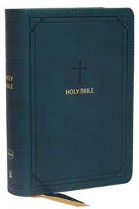 NKJV, End-of-Verse Reference Bible, Compact, Leathersoft, Teal, Red Letter, Comfort Print