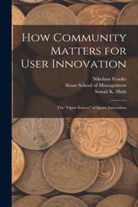 How Community Matters for User Innovation