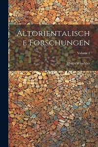 Altorientalische Forschungen; Volume 1