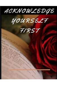 Acknowledge Yourself First Workbook