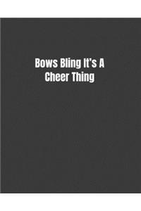 Bows Bling It's A Cheer Thing