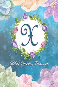 X - 2020 Weekly Planner