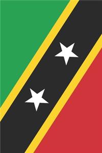 Saint Kitts and Nevis Travel Journal - Saint Kitts and Nevis Flag Notebook - Kittian and Nevisian Flag Book