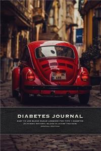 Diabetes Journal - Easy to Use Daily Blood Sugar Logbook for Type 1 Diabetes (Glycemic Record / Blood Glucose Tracker) Special Edition