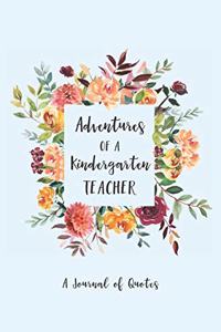 Adventures of A Kindergarten Teacher