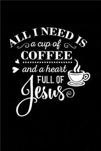 All I Need is a Cup of Coffee and a Heart full of Jesus
