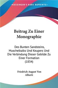 Beitrag Zu Einer Monographie