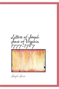 Letters of Joseph Jones of Virginia 1777-1787