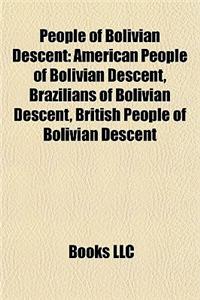 People of Bolivian Descent