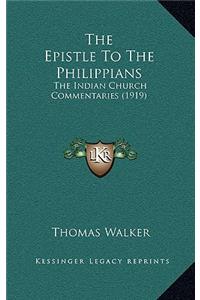 The Epistle To The Philippians