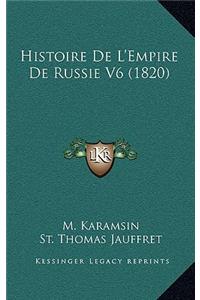 Histoire De L'Empire De Russie V6 (1820)
