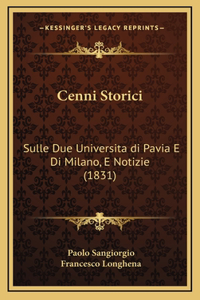 Cenni Storici