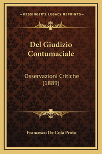 Del Giudizio Contumaciale