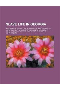 Slave Life in Georgia; A Narrative of the Life, Sufferings, and Escape of John Brown, a Fugitive Slave, Now in England