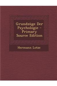 Grundzuge Der Psychologie