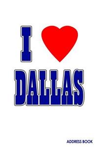 I Love Dallas Address Book