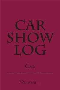 Car Show Log