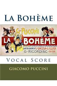 La Boheme - vocal score (Italian and English)