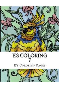 E's Coloring 7