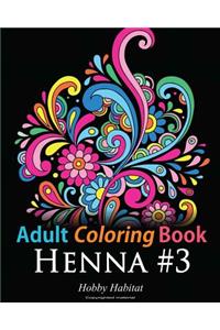 Adult Coloring Book: Henna #3