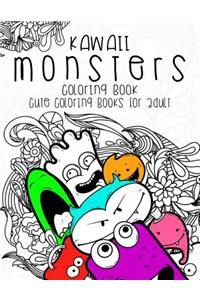 Kawaii Monsters Coloring Book
