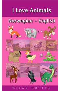 I Love Animals Norwegian - English
