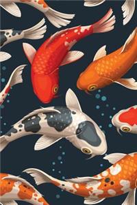 Asian Koi Carp Journal: 365 Day Journal Diary Notebook