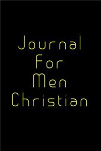 Journal For Men Christian