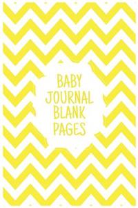Baby Journal Blank Pages