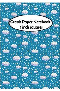 Graph Paper Notebook - 1 Inch Squares - Trees: Graph Paper, 1 Inch Squares
