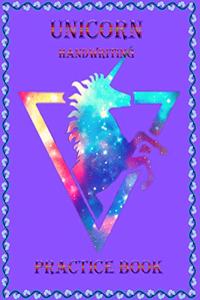 Unicorn Handwriting Practice Book