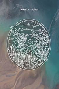 Planner 2020 - Hummingbird - 2020 - 2022 Monthly Planner
