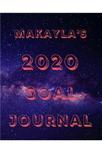 Makayla's 2020 Goal Book