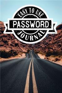Easy to Use Password Journal