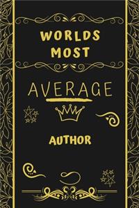 Worlds Most Average Author