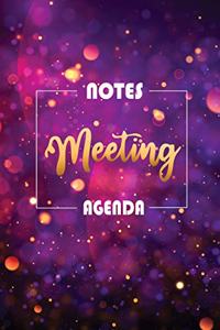 Meeting Notes Agenda