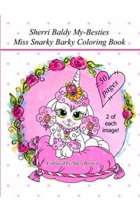 Sherri Baldy My Besties Miss Snarky Barky Coloring Book