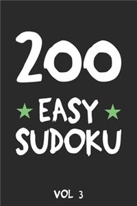 200 Easy Sudoku Vol 3