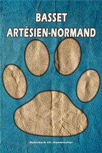 Basset Artésien-Normand Notizbuch für Hundehalter