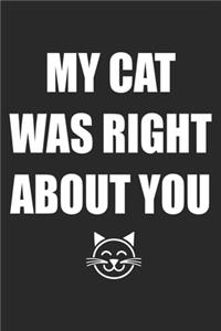 My Cat Was Right About You