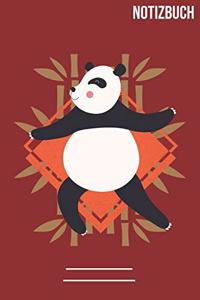 Notizbuch Yoga Panda