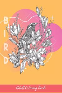 Bird Adult Coloring Book